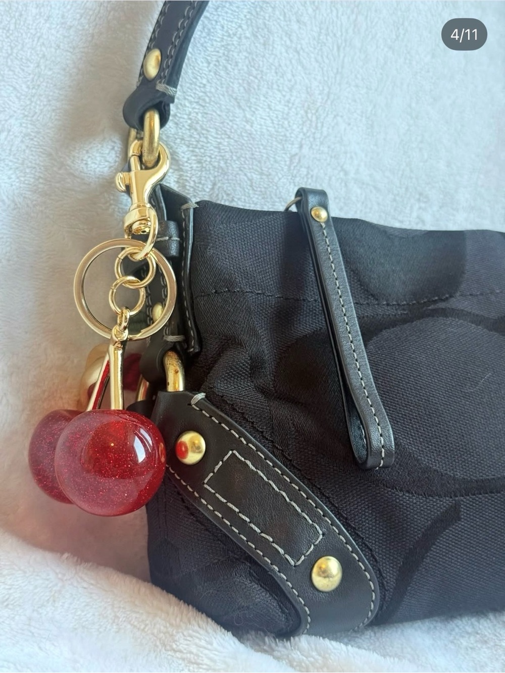 vintage coach mini carly in black - Picture 4 of 11